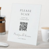 Begrüßungsfeier QR Code-Zeichen Sockelschild (In Situ)