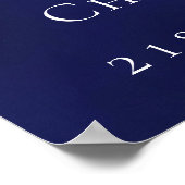 Begrüßungsfeier zum Geburtstag des Navy-Foto Poster (Ecke)