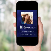 Begrüßungsfeier zum Geburtstag des Navy-Foto Poster