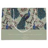 Begrüßungsfeiern Grüne Flora Große Geschenktüte (Vorderseite)