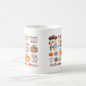 Begrüßungsfeiertag im Herbst Kaffeetasse (Mittel)