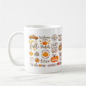 Begrüßungsfeiertag im Herbst Kaffeetasse (Links)