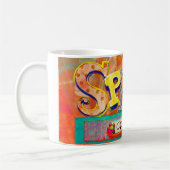 Begrüßungsfrühling Kaffeetasse (Links)