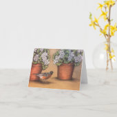 Begrüßungsfrühling Karte (Gelbe Blume)