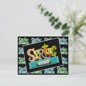 Begrüßungsfrühling Postkarte (Stehend Vorderseite)