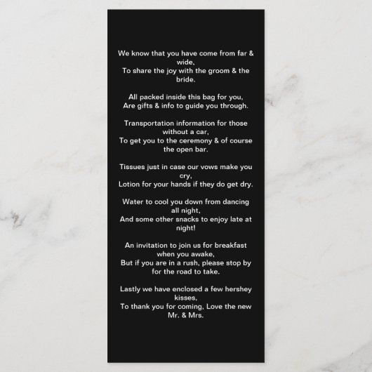 Begrüßungsgedicht Programm (Rückseite)