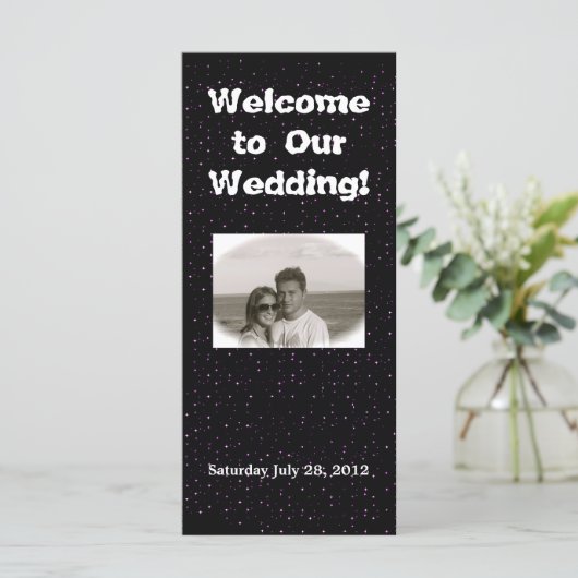 Begrüßungsgedicht Programm (Stehend Vorderseite)