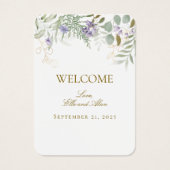 Begrüßungsgeschenk-Tag (Vorderseite)