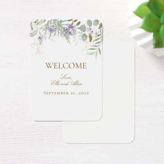 Begrüßungsgeschenk-Tag (Schreibtisch)