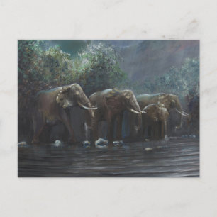 Begrüßungsgewässer 1990 postkarte