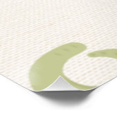 Begrüßungsglänzer Poster (Ecke)