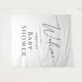 Begrüßungsgrössen der Whimsical Neutral Baby Dusch Wandteppich (Vorderseite (Horizontal))