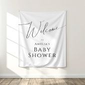 Begrüßungsgrössen der Whimsical Neutral Baby Dusch Wandteppich