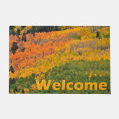 Begrüßungsherbst Fußmatte (Vorderseite)