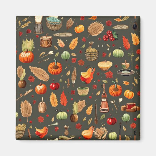 Begrüßungsherbst Magnet (Vorne)