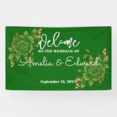 Begrüßungshochzeit Banner (Horizontal)
