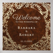 Begrüßungshochzeit Poster (Vorne)