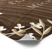 Begrüßungshochzeit Poster (Ecke)