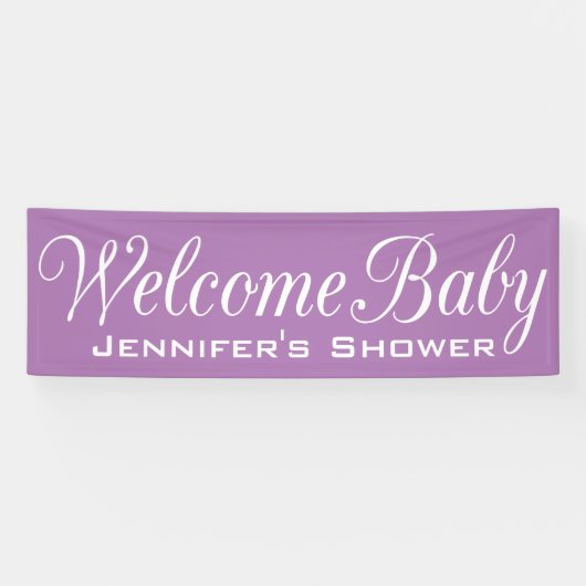 BegrüßungsjungBaby Banner (Horizontal)
