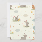 BegrüßungsjungBaby Einladung (Rückseite)