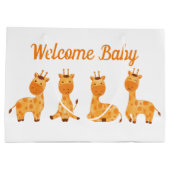BegrüßungsjungBaby Große Geschenktüte (Rückseite)