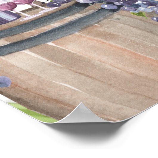 Begrüßungskalender für Wiedersehen Poster (Ecke)