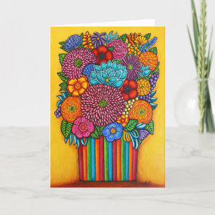 Begrüßungskarte Bouquet von Lisa Lorenz Karte