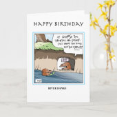 Begrüßungskarte der Fluss Bank Karte (Gelbe Blume)