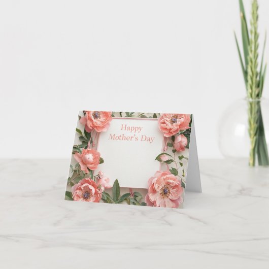 Begrüßungskarte der Mutter am Tag der Frau Karte (Vorderseite)