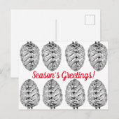 Begrüßungskarte der Saison Postkarte (Vorne/Hinten)