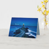 Begrüßungskarte des Nachtlichtthauses Karte (Gelbe Blume)