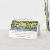 Begrüßungskarte des Piraten-Vaters Karte (Rückseite)