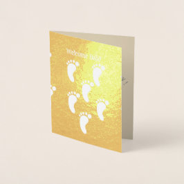 Begrüßungskarte Folienkarte