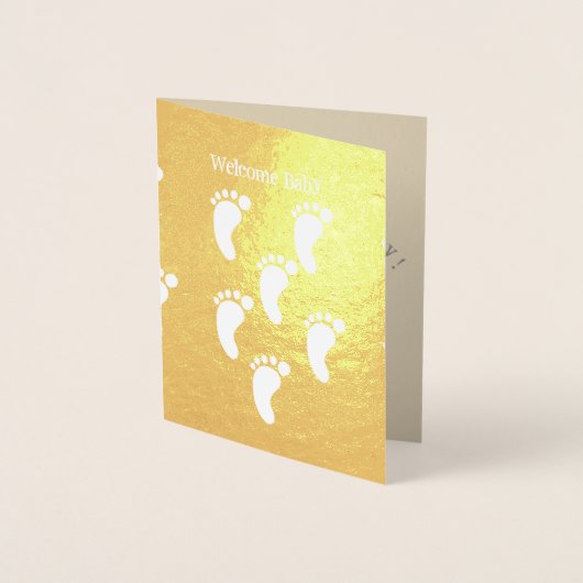 Begrüßungskarte Folienkarte (Vorderseite)