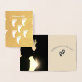 Begrüßungskarte Folienkarte (Anzeige)