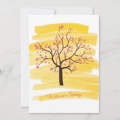 Begrüßungskarte Frühjahr Feiertagskarte (Vorderseite)