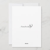 Begrüßungskarte Frühjahr Feiertagskarte (Rückseite)