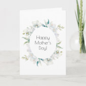 Begrüßungskarte für die orchide Mutter Karte (Vorderseite)