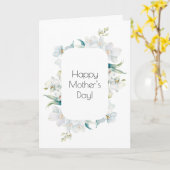 Begrüßungskarte für die orchide Mutter Karte (Gelbe Blume)