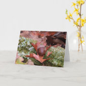 Begrüßungskarte für Eichenholz Karte (Gelbe Blume)