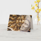 Begrüßungskarte für Sonne und Mond Karte (Gelbe Blume)