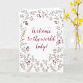 Begrüßungskarte für Transgender Transition Karte (Gelbe Blume)