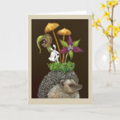 Begrüßungskarte für Waldsammler Karte (Gelbe Blume)