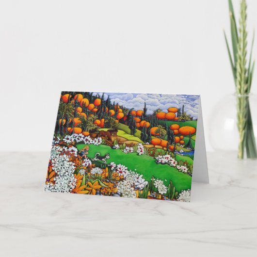 Begrüßungskarte Karte (Vorderseite)