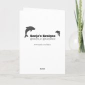 Begrüßungskarte Karte (Rückseite)