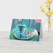 Begrüßungskarte Karte (Gelbe Blume)