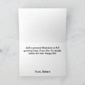 Begrüßungskarte - Moschee Kontur Karte (Innenseite)