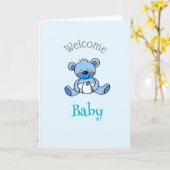 Begrüßungskarte (personalisiert) karte (Gelbe Blume)