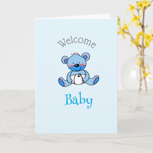 Begrüßungskarte (personalisiert) karte (Gelbe Blume)