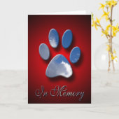 Begrüßungskarten für Beileid | Heimtierverlust Karte (Gelbe Blume)